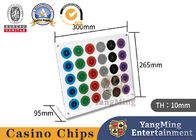 Brand New 30 Piece Poker Chip Holder Round Design Macau Casino Table Chip Holder