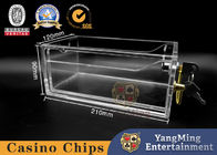 Brand New Fully Transparent Discard Box 8 Decks Of Playing Cards Casino Club Discard Box