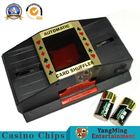 No. 2 Battery Single Plastic Poker Shuffle Machine / 1-2 Vice Club Entertainment Manual Card Shuffler
