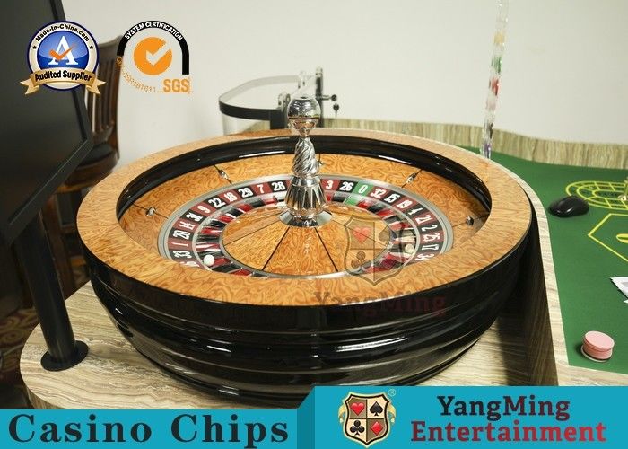Club de VIP 32" diamètre 82cm de plaque tournante en bois solide de panneau de roue de roulette