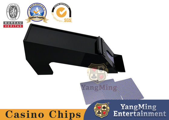 Eco-Friendly Acrylic 8 Deck Playing Card Shoes Customized Casino Table Banker Shuffler