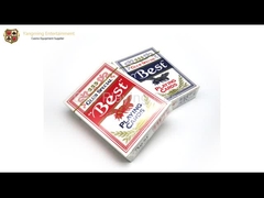 Emballage spécial adapté aux besoins du client de papier de boîte de couleur de carte de tisonnier de casino du Bleu-noyau 280gsm fait maison