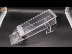 8 paires Plein-transparentes de chaussure manuelle spéciale de marchand de casino de carte de jeu de tisonnier