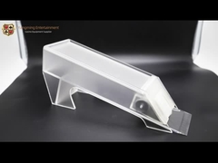 8 paires de marchand givré acrylique de Tableau de casino de cartes en plastique de cartes de tisonnier peuvent être adaptées aux besoins du client