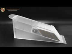 La plate-forme de Designed Upgraded 8 de fabricant a givré la chaussure acrylique de marchand de carte de Tableau de tisonnier