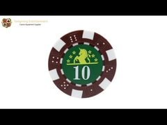 11.5g ABS Texas BlackJack Clay Casino Poker de plastique Chip Set With Mark And Case UV