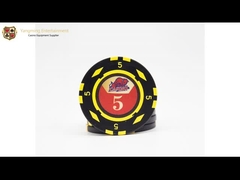 Nouveau adapté aux besoins du client 600 morceaux de club Chips Texas Poker Table Game Chips a placé la boîte d'alliage d'aluminium