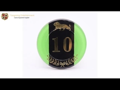 identification acrylique de Chip Set Crystal Plastic de tisonnier de casino du Tableau RFID du baccara 800pcs personnalisable