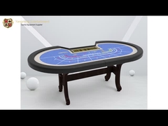 8 jambes du baccara H de joueur pliant des couleurs de jeu de jeu de Tableau de tisonnier peuvent être adaptées aux besoins du client