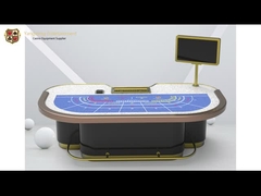 Tableau de jeu adapté aux besoins du client de tisonnier de baccara de personnes du tableau 7 de norme de conception avec des pieds en métal