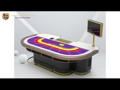 Fabricant de jeu adapté aux besoins du client de luxe de Tableau de nappe de jeu de poker de Tableau de baccara