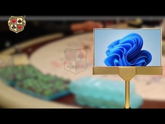 Table de poker Baccarat personnalisée de 6-232 pouces avec écran haute définition double face