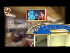 DY07 Moniteur double face épais de 27 pouces avec des lumières pour les jeux de poker de casino