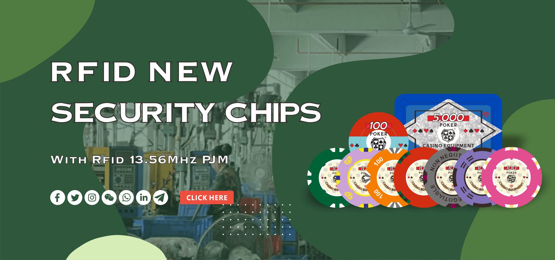 qualité Jetons de poker de casino usine