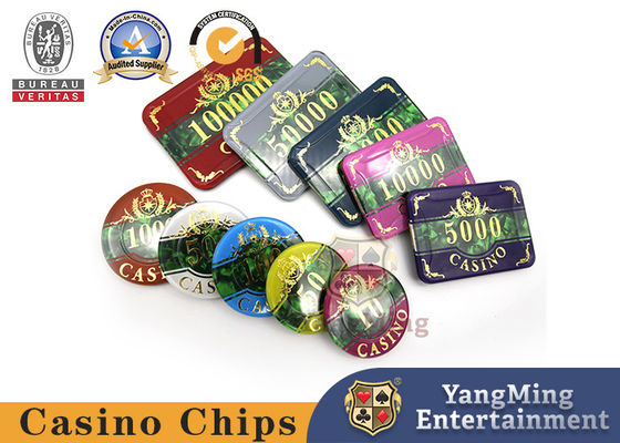 SGS Acrylic Crystal Low Denomination  Blackjack Poker Chips