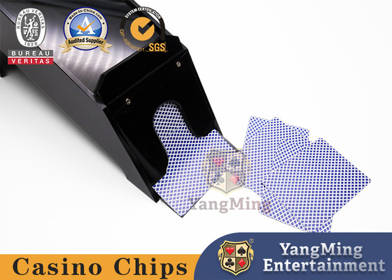 acheter Jeu de Texas Black Jack Gambling Table 8 paires de marchand standard noir de carte de tisonnier fabrication en ligne