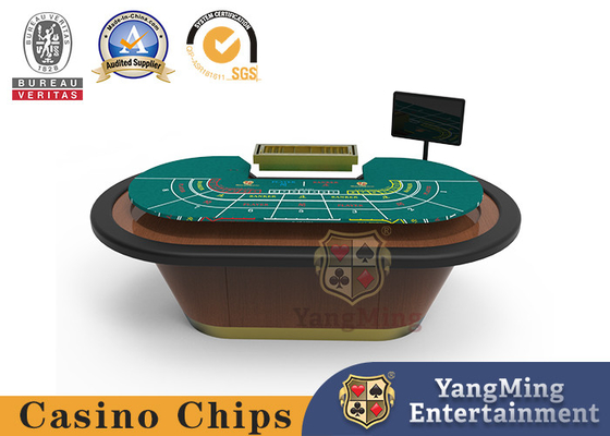 acheter Tableau de jeu en bois solide de baccara de Tableau de tisonnier de casino de 10 personnes fabrication en ligne