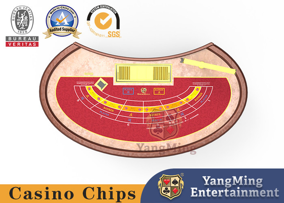acheter Couleur adaptée aux besoins du client par Tableau de tisonnier de Mini Six People Oval Step de Tableau de tisonnier de Lucky Six Baccarat Casino fabrication en ligne