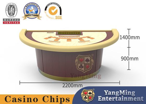 acheter Moitié conventionnelle autour de club noir de casino de plat de Jack Gambling Table With Chip fabrication en ligne