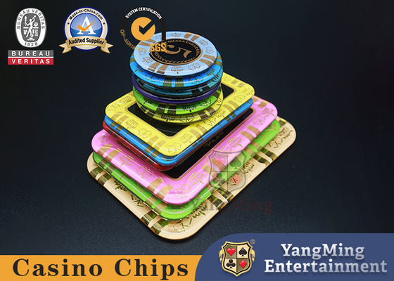 acheter Contrefaçon de Chips Acrylic Plastic Independent Anti de tisonnier de casino d'écran en soie fabrication en ligne