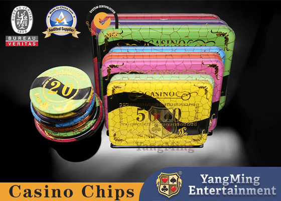 acheter Tisonnier doré à hautes températures Chips Design Casino Table Baccarat Crystal Chips acrylique de grille fabrication en ligne