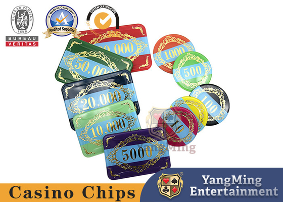 acheter Casino acrylique adapté aux besoins du client Chips Set de deux couches 760 morceaux fabrication en ligne
