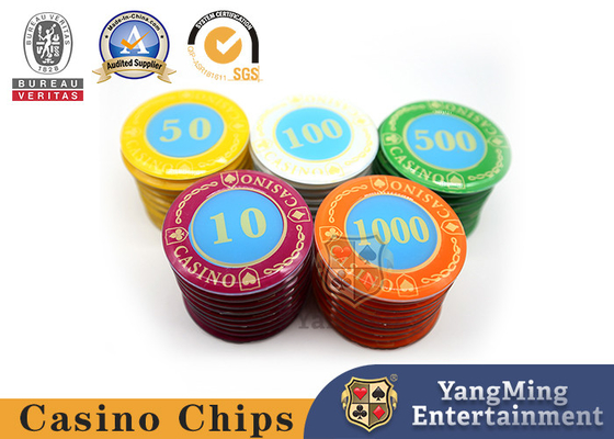 acheter Baccara Crystal Gambling Chip Set acrylique 45mm fabrication en ligne