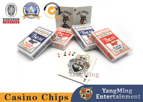 acheter Noyau bleu adapté aux besoins du client de cartes de jeu du baccara 280g pour le casino fabrication en ligne