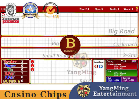 acheter Tableau international Live Game Display Interface de systèmes de jeu de baccara Lucky Six System Software Poker fabrication en ligne