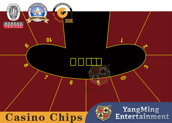 acheter La nappe imperméable de jeu de Texas Poker Tablecloth Casino Poker de 10 personnes peut être conçue fabrication en ligne
