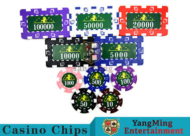 acheter Ensemble translucide de Marco Style Casino Poker Chip avec Crystal Clear Texture fabrication en ligne