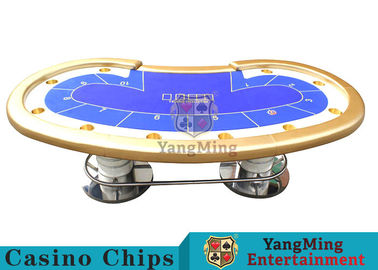 acheter Tableau de tisonnier de casino de 10 joueurs/Tableaux faits sur commande de tisonnier avec des jambes de forme de disque fabrication en ligne