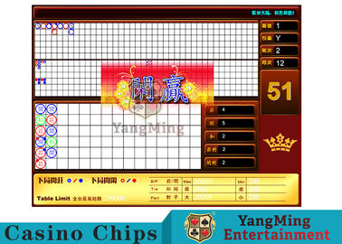 acheter Systèmes de jeu internationaux de baccara de club de casino appropriés à l'affichage standard de Bill de route de Tableau de tisonnier de signe de limite fabrication en ligne