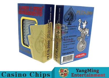 acheter Cartes de jeu en plastique faites sur commande de conception spéciale pour des jeux de casino consacrés fabrication en ligne
