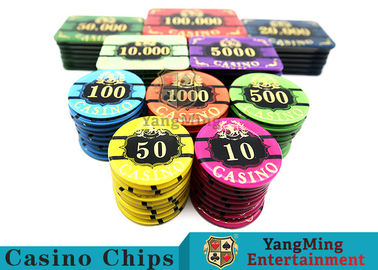acheter Nouveau matériel de casino de style de tisonnier d'ABS acrylique de Chips Tough And Durable With fabrication en ligne