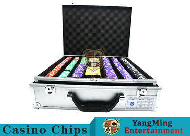 acheter La rayure a adapté au jeu de puces de tisonnier de casino, 12g le tisonnier Chip Sets With Denominations fabrication en ligne