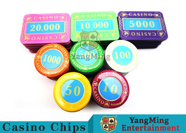 acheter Les jetons de poker personnalisés par cristal de casino réglés avec multicolore peuvent être Choosen fabrication en ligne