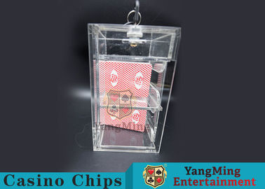acheter Porte-cartes transparent de casino de sécurité avec le laser gravant l'art fabrication en ligne