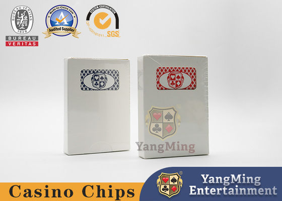 acheter Originale 310g de papier noir, cartes de jeu de casino rouge et bleu avec des cœurs noirs. fabrication en ligne