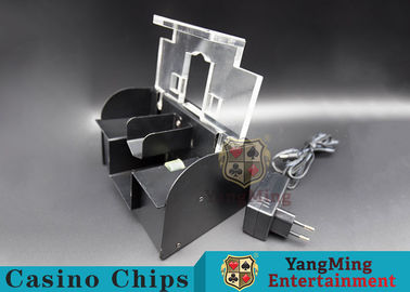acheter Shuffler complètement automatique de carte de plate-forme en métal 1-2 pour Shuffler de tisonnier de jeux de carte de jeu de casino le nouveau de l'approvisionnement d'usine fabrication en ligne