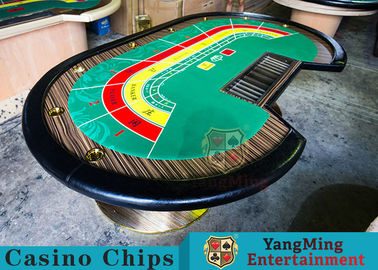 acheter Tableau de luxe de tisonnier de casino de 8 personnes avec le panneau noir épais du feu en bois de camphre fabrication en ligne