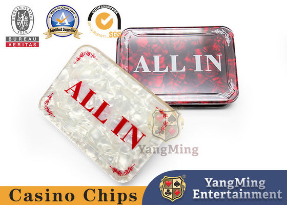 acheter Acrylique Carré Tout dans la carte de positionnement Table de poker Texas Hold'em Full Bet Introduction fabrication en ligne