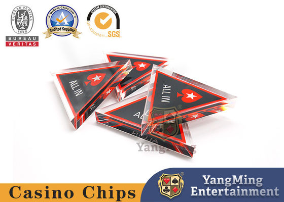 acheter Triangulaire acrylique tout en tout dans le Casino Texas Hold'Em Table de jeu de positionnement de carte fabrication en ligne