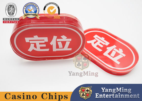 acheter Cartes de positionnement design ovale acrylique Red Bull carte de jeu de table de poker personnalisation fabrication en ligne