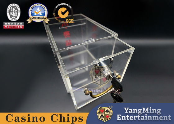 acheter Conception de boîte à astuces en acrylique Casino 8 Deck Concessionnaire Fabricant Épaississement personnalisé fabrication en ligne