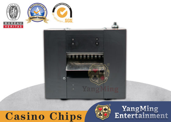 acheter Casino de baccara noir métal double bouche jeu de cartes haut débit concasseur automatique fabrication en ligne