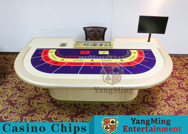acheter Macao VIP Casino dédié Table de divertissement Table de jeu de poker Luxe 9 joueurs fabrication en ligne