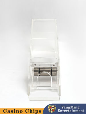 acheter Baccarat Texas Hold'em Dealer Transparent Acrylique Jeu de cartes de poker à huit paquets fabrication en ligne