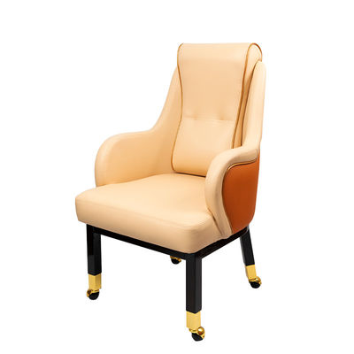 acheter Fabricant personnalisé Chaise de jeu de table de casino de poker de poulie métallique Logo du lieu fabrication en ligne