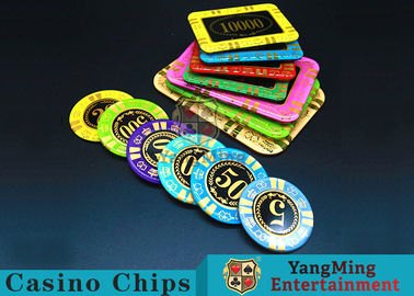 acheter Anti- contrefaçon des puces de casino de RFID/Crystal Poker Chips Round Shape fabrication en ligne